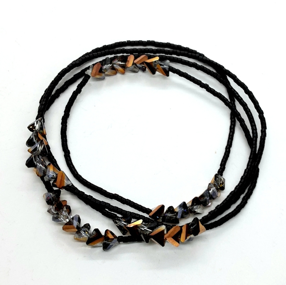 Amazing. 33 inch long stretch wrap bracelet.